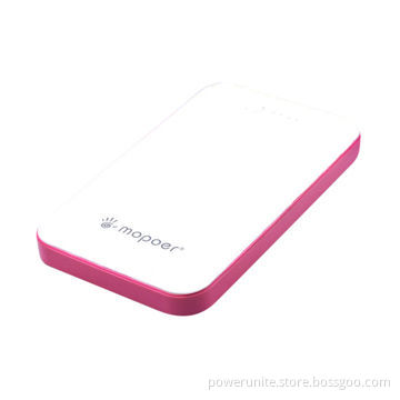 Dual USB port Li-Polymer battery cell emergency battery charge with 8,000mAh capacity